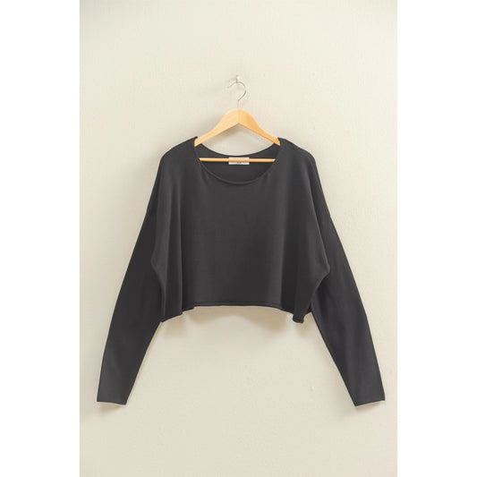 Black Relaxed Sweater