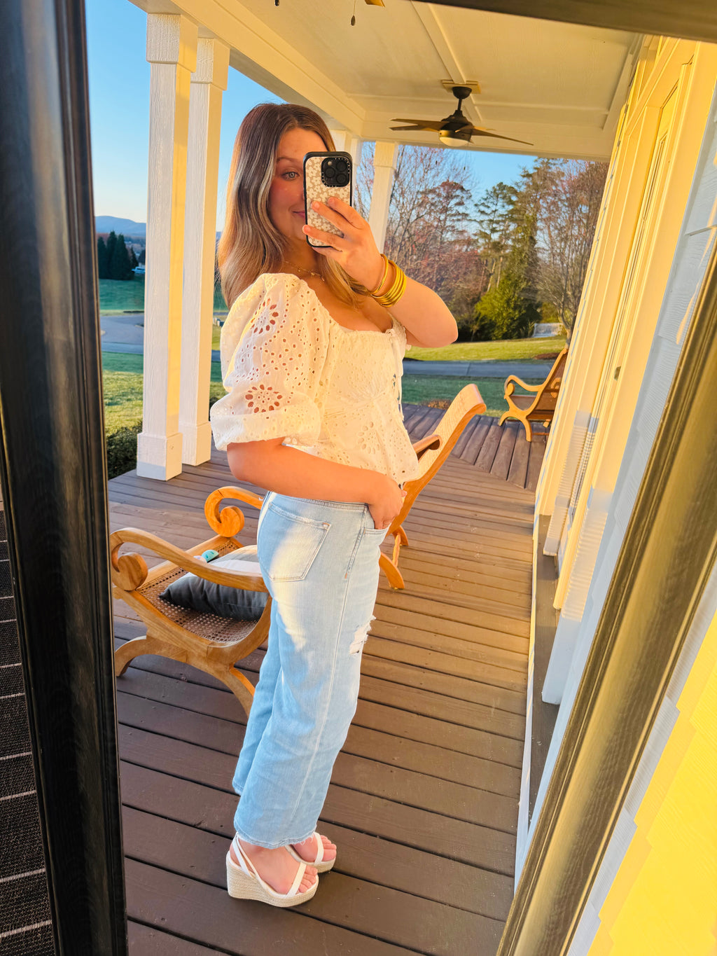 Classic Eyelet Top