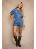 Denim Romper