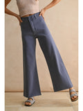 Dusty Blue Straight Leg