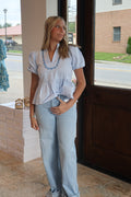 Braley Blue Top