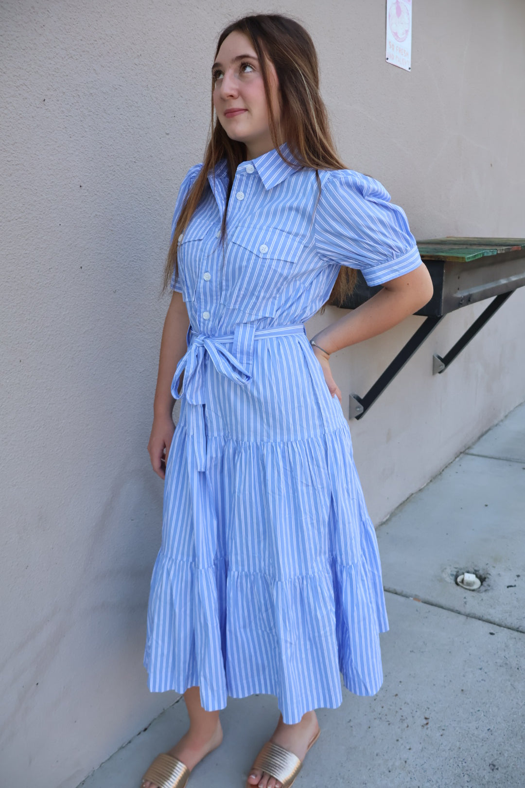 Azure Midi Dress