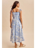 Blue Toile Dres