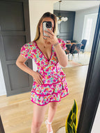 Magenta Romper