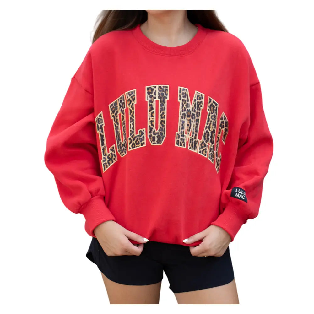 LuluMac Red Leopard
