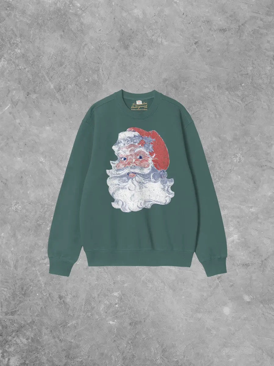 Vintage Santa Creneck