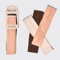 Recycled Fabric Active Headbands 3pc Set- Rosewood