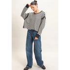 Back At It Stripe Top