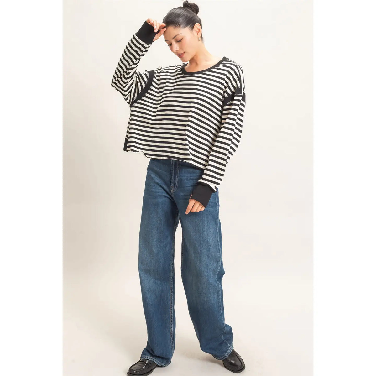 Back At It Stripe Top