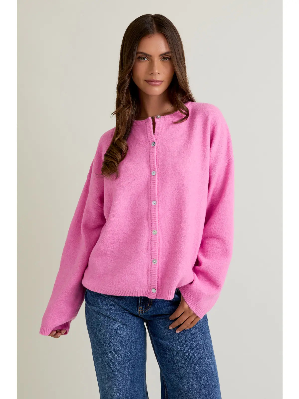 Pink Cardigan
