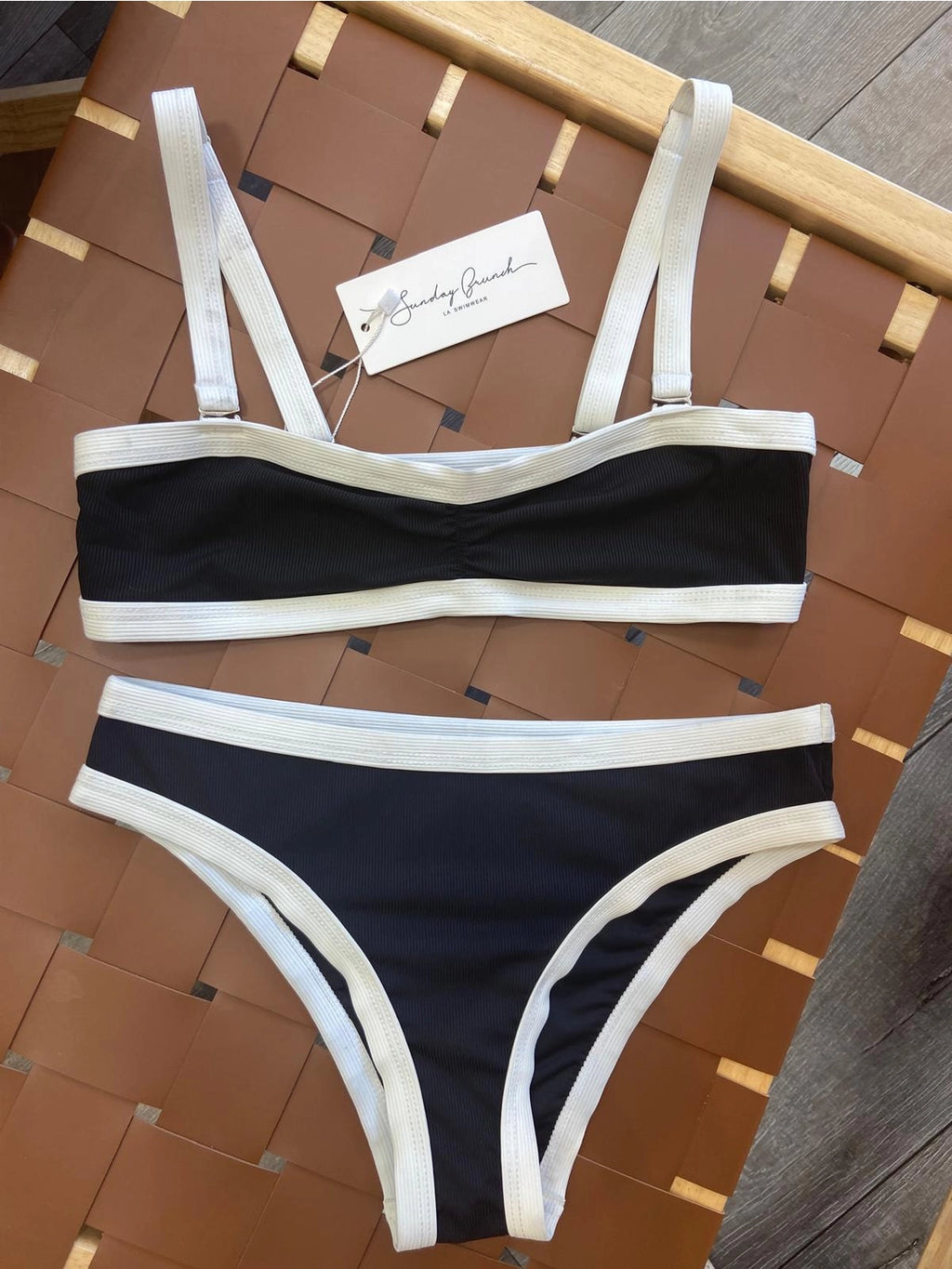 Black and White Bikini