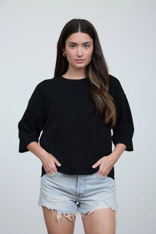 Black Sweater Top