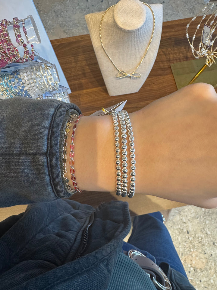 4mm Silver Bracelets