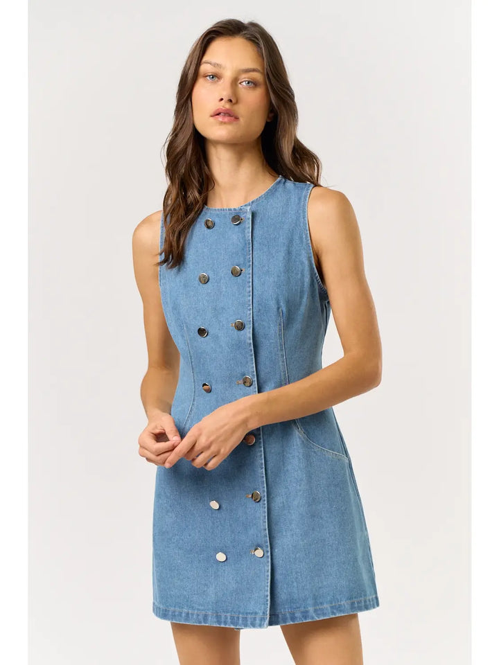 Denim mini Dress