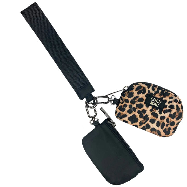 Black Leopard Pouch