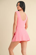 Pink Wrap Dress