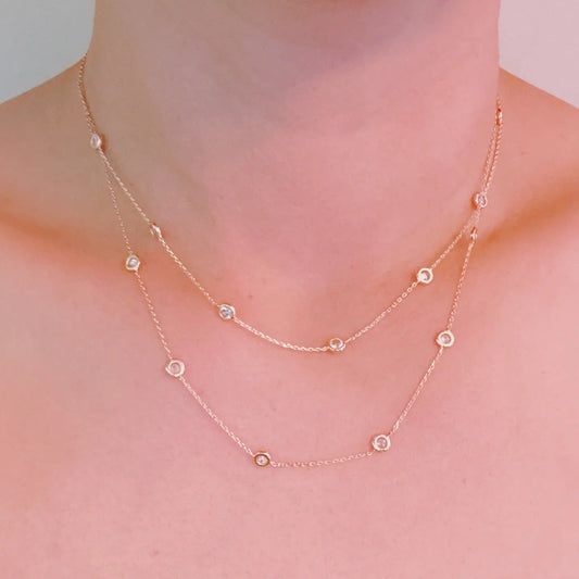 Crystal Layered Necklace