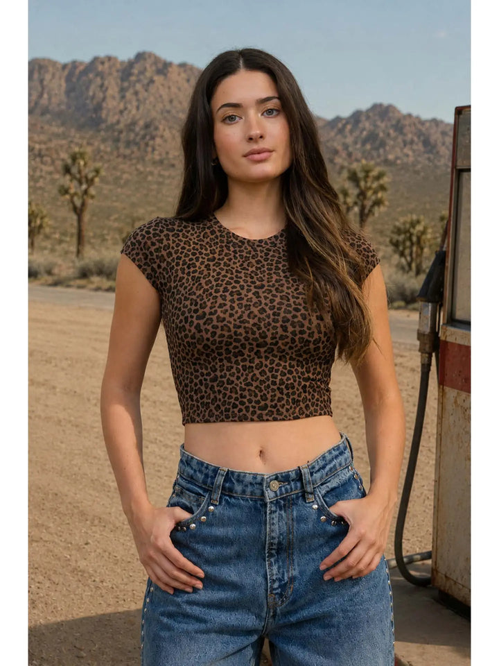 Leopard Baby Tee
