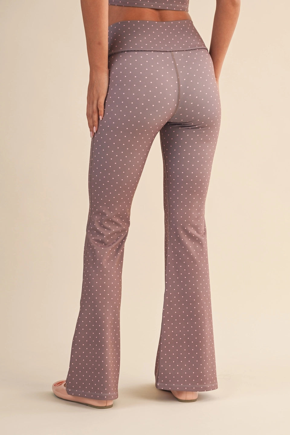 Polka Dot Flare Leggings