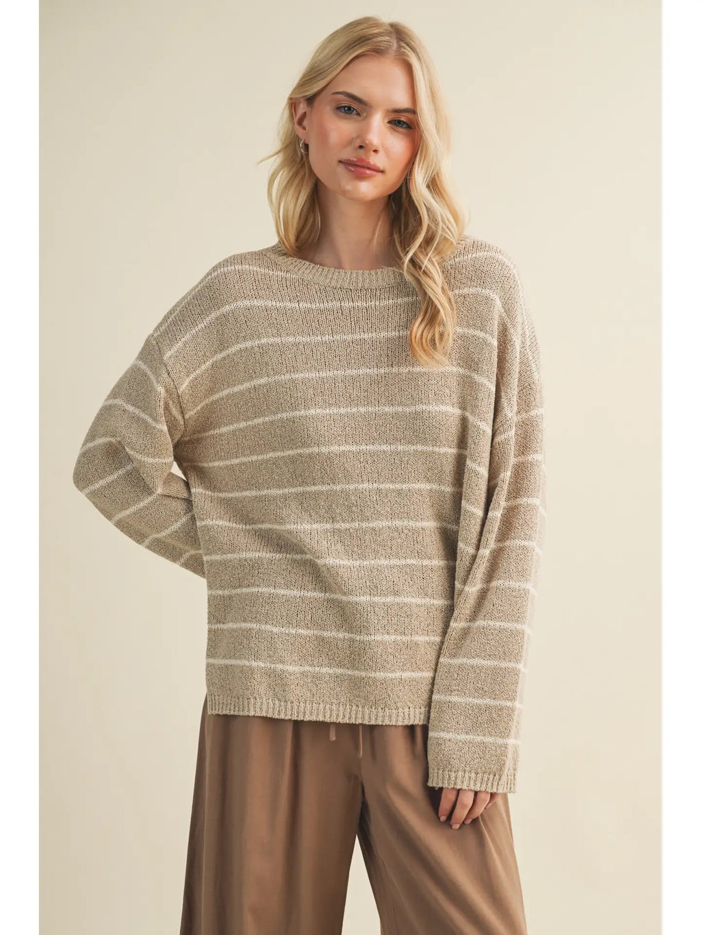 Latte Lines Sweater