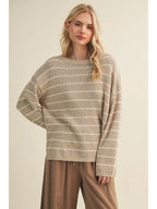 Latte Lines Sweater