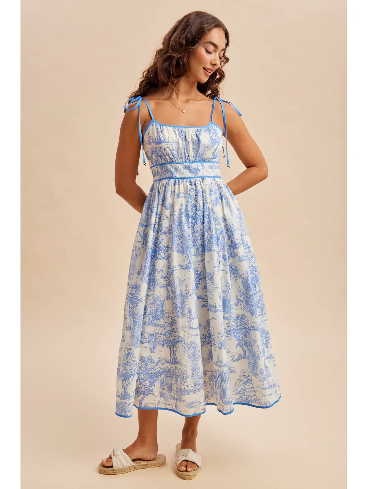 Blue Toile Dres