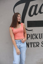 Jacquard Coral Tank