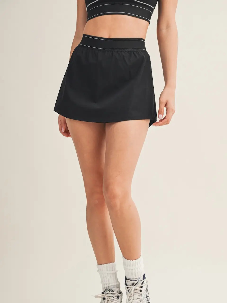 Black Athletic Skort