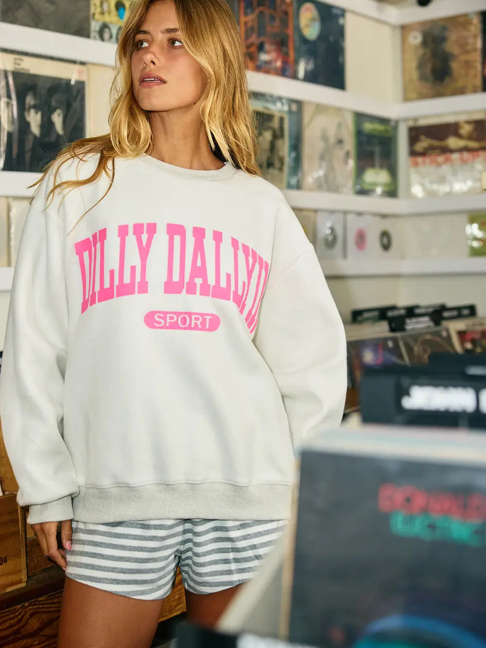 Dilly Dallying REVERSIBLE Black x Pink