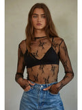 Aubrey Lace Top Knit
