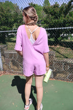 Lavender Reversible Romper