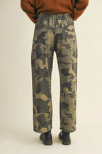 Camo Drawstring pants
