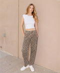 Leopard Barrel Jeans