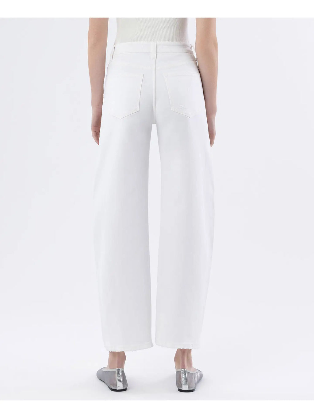 White Barrel Jeans