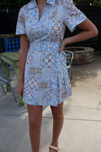 Mixed Print Dress