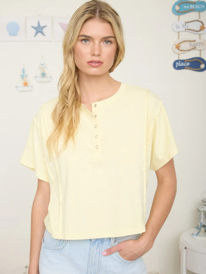 Butter Yellow Tee