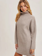 The Toasty Turtleneck Dress