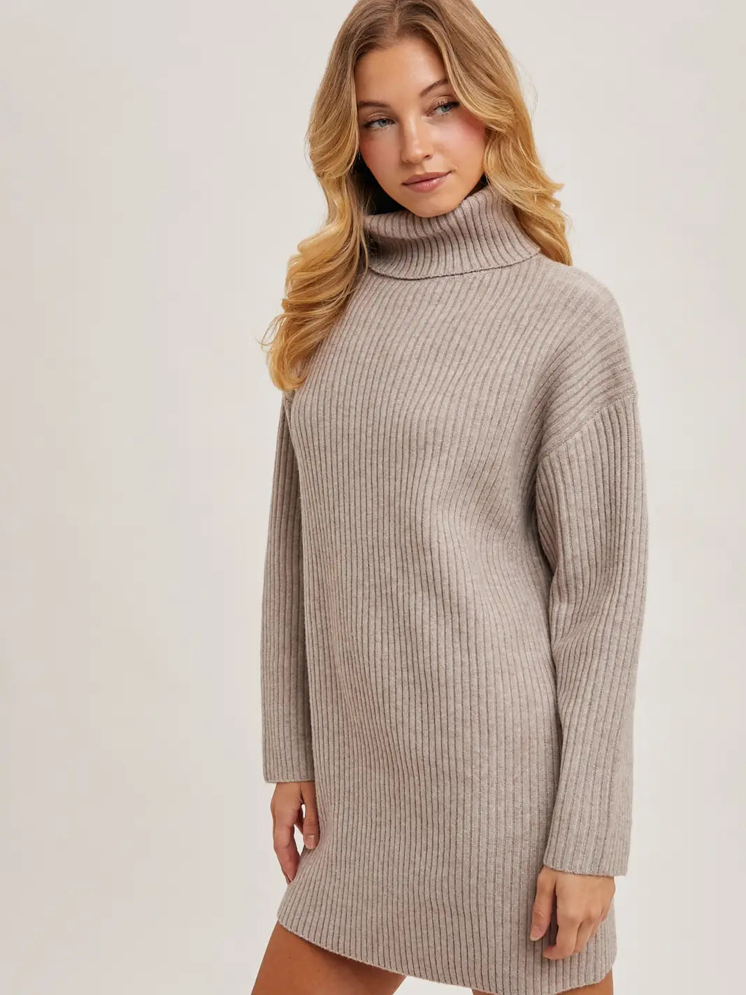 The Toasty Turtleneck Dress