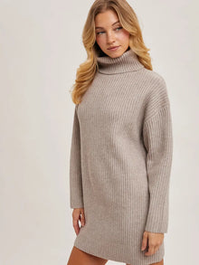 The Toasty Turtleneck Dress