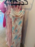 Peach Maxi Dress