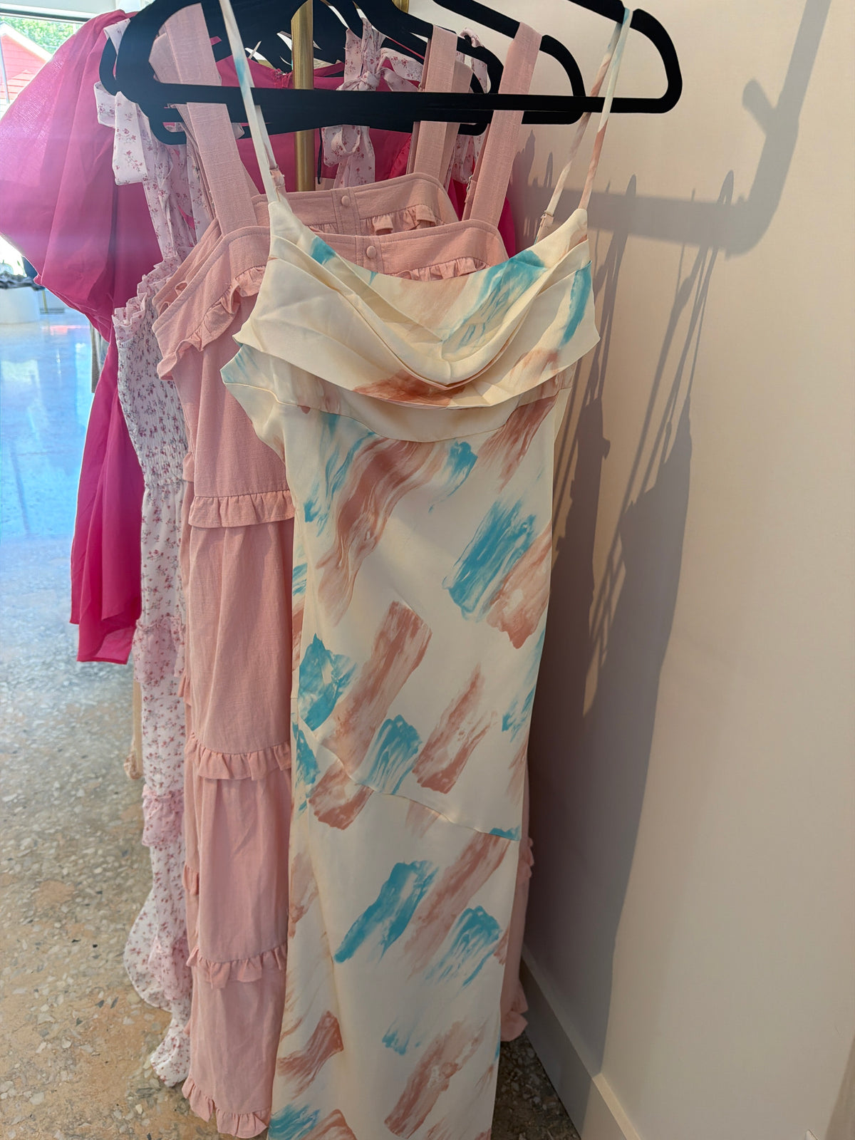 Peach Maxi Dress