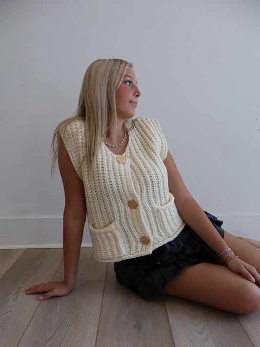 Cream Knit sweater