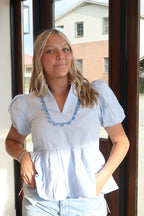 Braley Blue Top