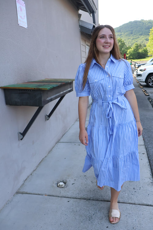 Azure Midi Dress