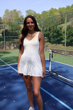 Meredith White Romper