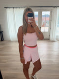 Pink Wide Strap Tank