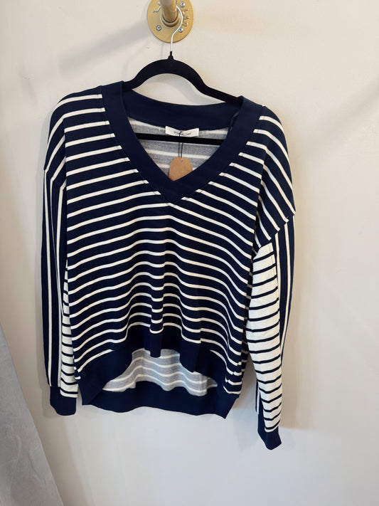 Navy Drop Sweater