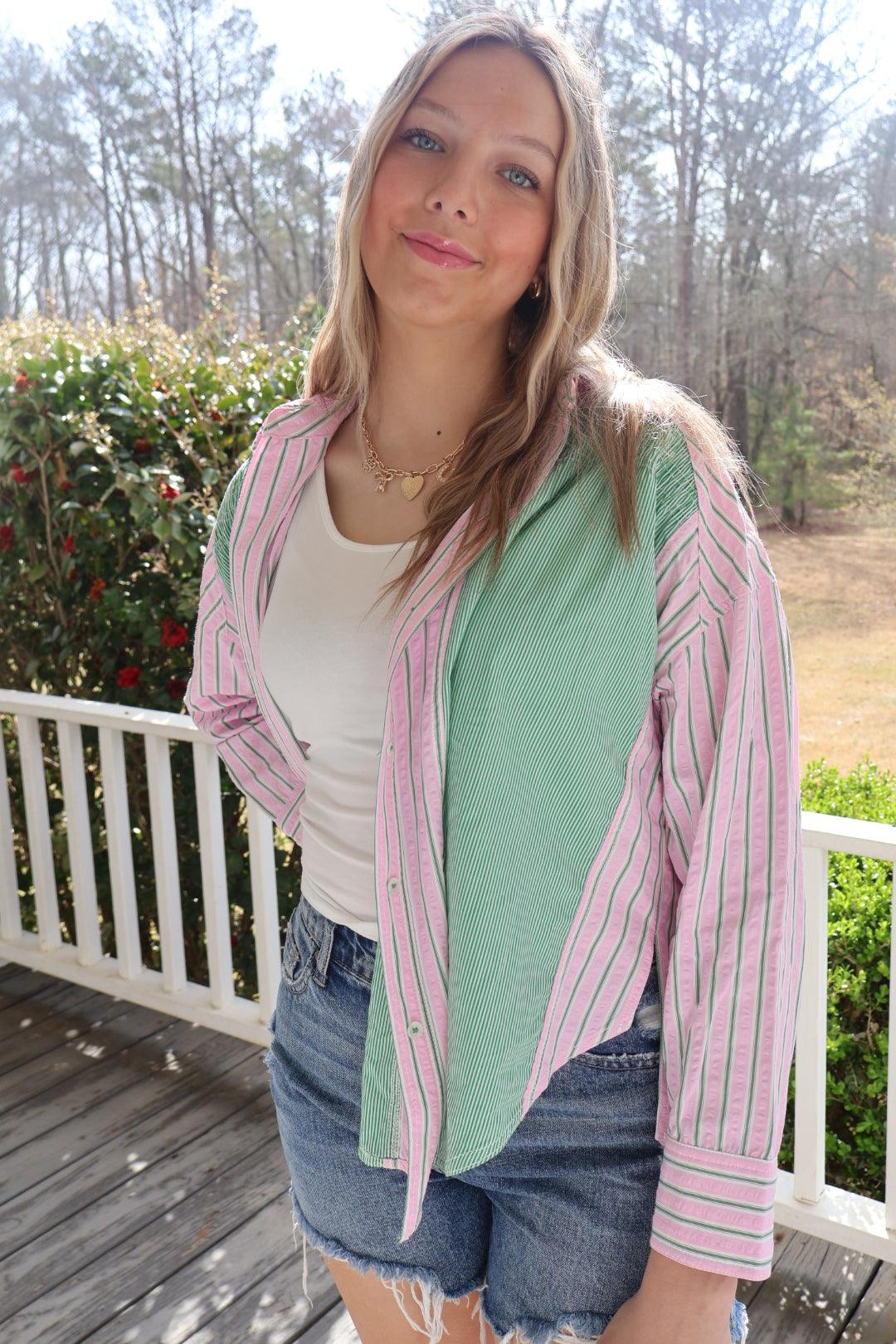 Sunshine Button Down