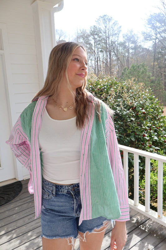 Sunshine Button Down