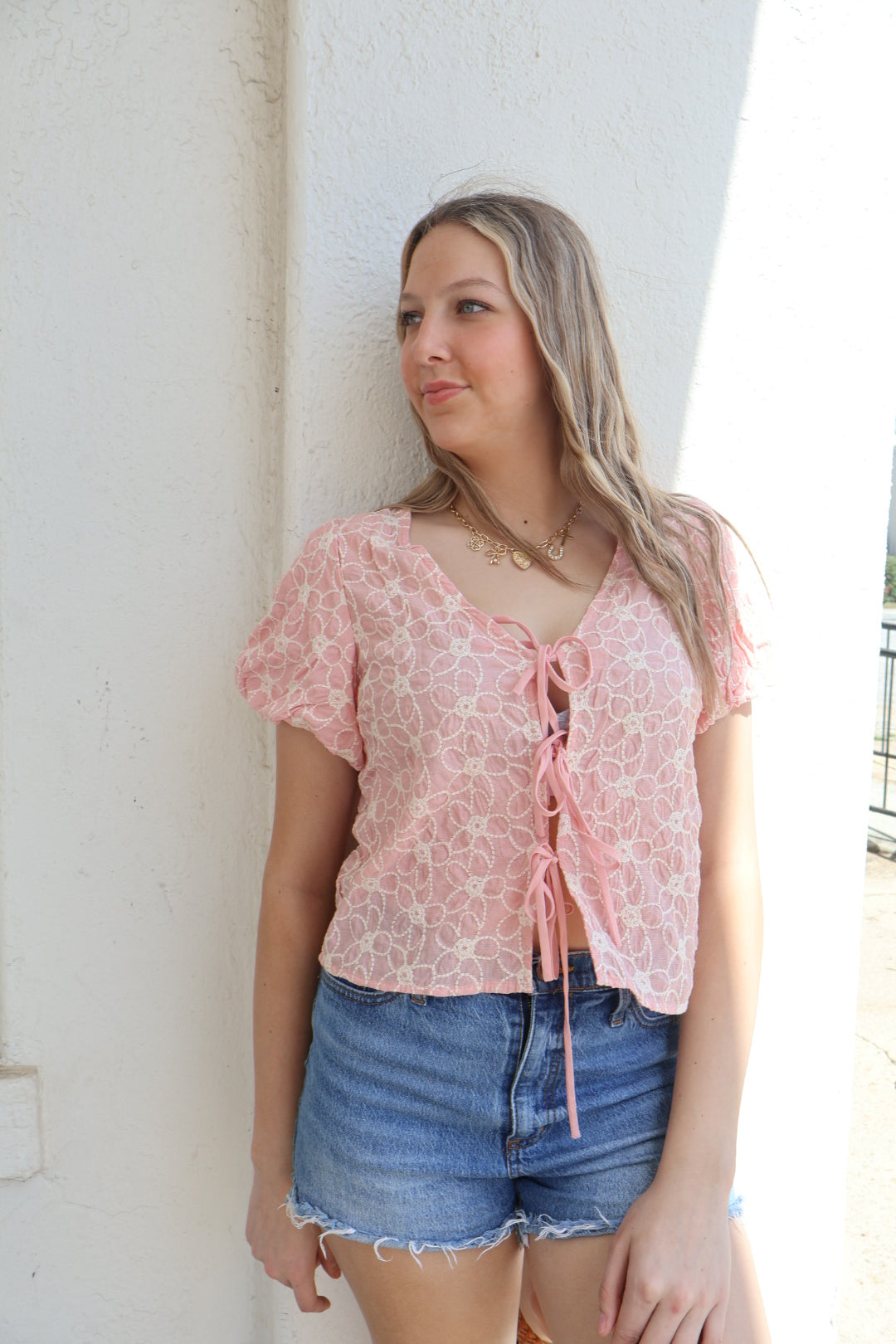 Sunset Coral Top